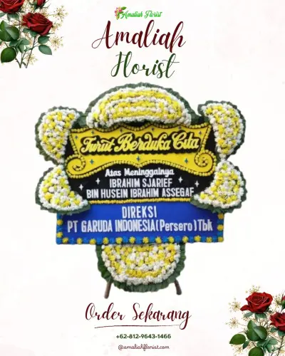 Papan Bunga Duka di Sading