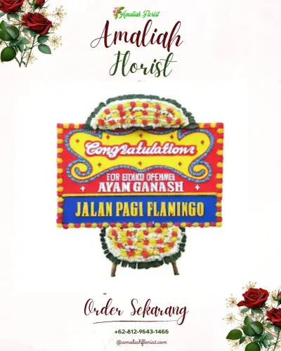 Bunga Papan Congratulation di Sading